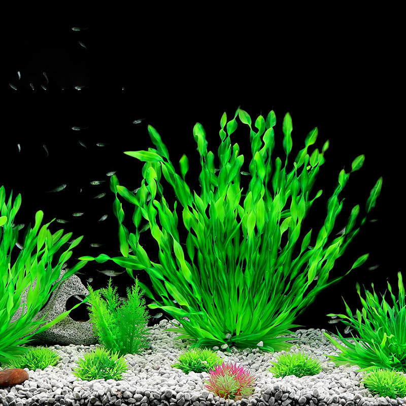 Aquarium Plant Seeds - 13/23/32/36/40cm Akvaryum Yapay Bitkiler Yeşil Sualtı
