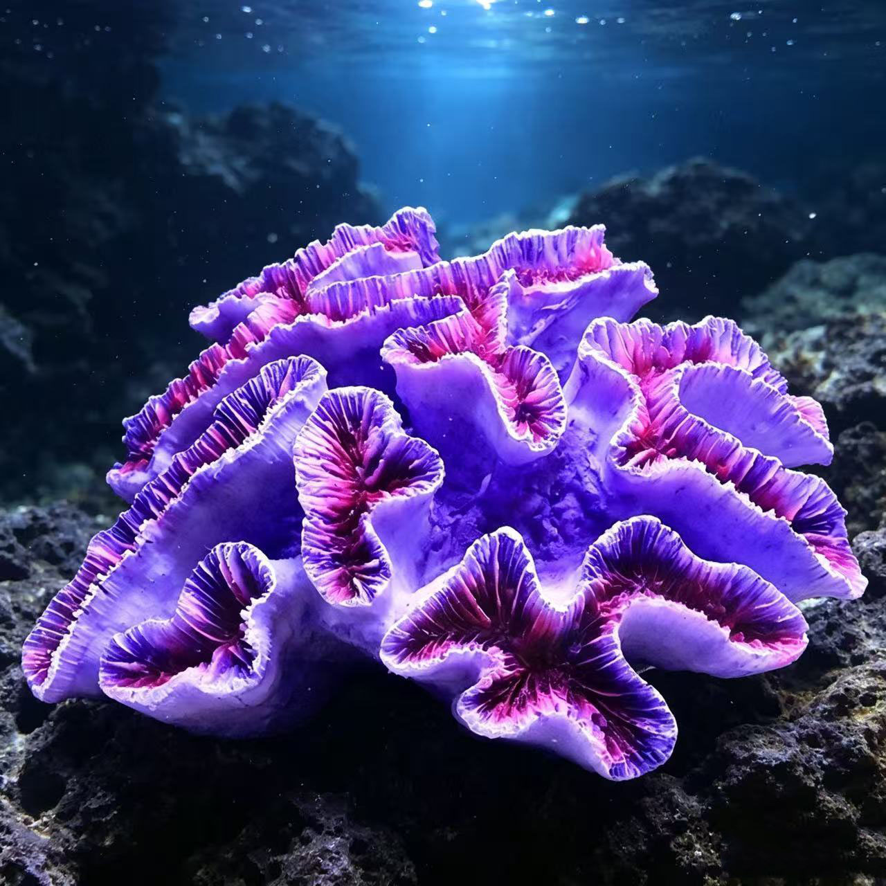 Aquarium Planted Background - Yapay Marul Mercan Balık Tankı Süsü