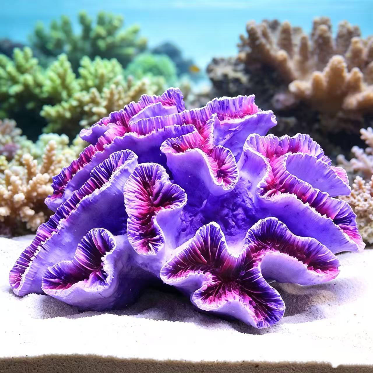 Yapay Marul Mercan Balık Tankı - Aquarium Planted Background incelemesi ve fiyatı